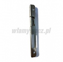 Zaczep kątowy zamka głównego KFV do drewna 250x15x25x3mm prawy