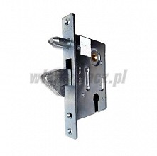 Zamek hakowy na wkład 72/55 z dźwignią