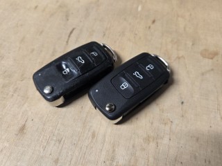 Wyłamany grot klucza Volkswagen